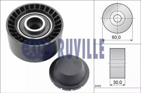 Ruville 55247 - Umlenk / Führungsrolle, Keilrippenriemen alexcarstop-ersatzteile.com