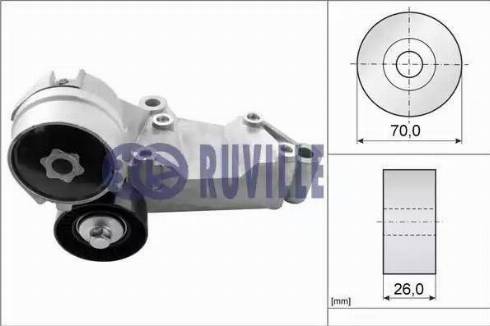 Ruville 55260 - Riemenspanner, Keilrippenriemen alexcarstop-ersatzteile.com