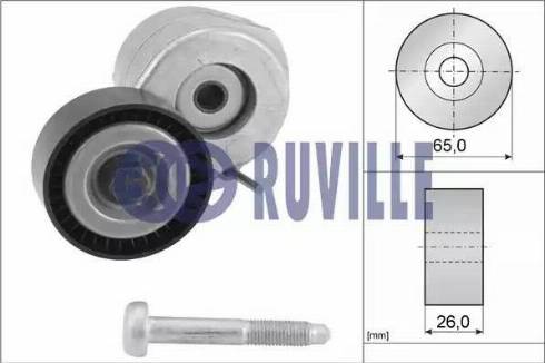 Ruville 55237 - Riemenspanner, Keilrippenriemen alexcarstop-ersatzteile.com