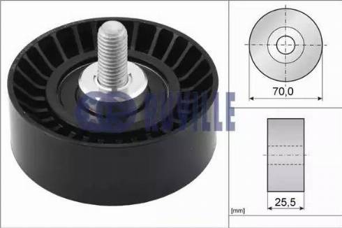 Ruville 55275 - Umlenk / Führungsrolle, Keilrippenriemen alexcarstop-ersatzteile.com