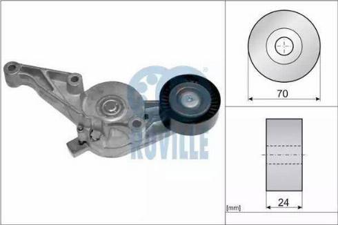 Ruville 55790 - Riemenspanner, Keilrippenriemen alexcarstop-ersatzteile.com