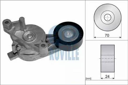 Ruville 55777 - Riemenspanner, Keilrippenriemen alexcarstop-ersatzteile.com