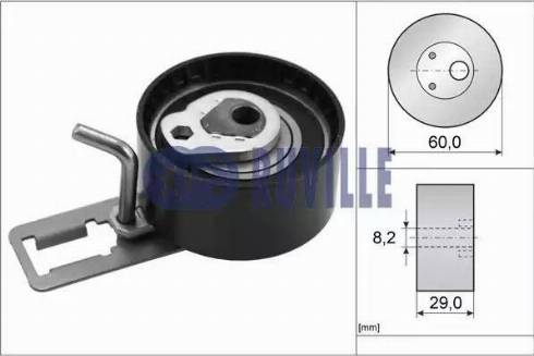 Ruville 56664 - Spannrolle, Zahnriemen alexcarstop-ersatzteile.com