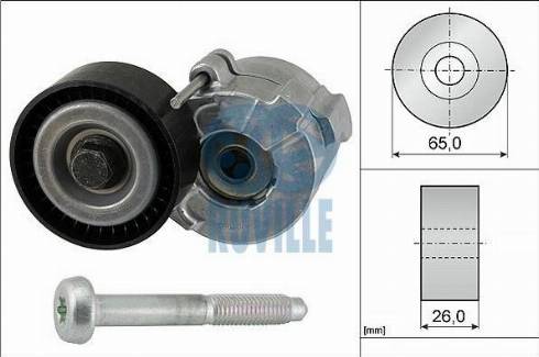 Ruville 56020 - Riemenspanner, Keilrippenriemen alexcarstop-ersatzteile.com