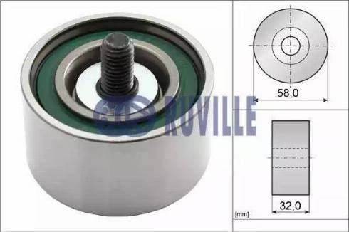 Ruville 58409 - Umlenk / Führungsrolle, Zahnriemen alexcarstop-ersatzteile.com