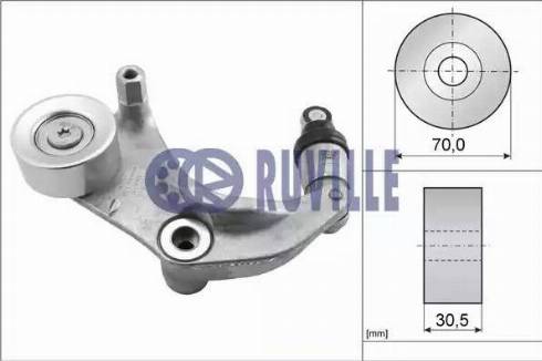 Ruville 57431 - Riemenspanner, Keilrippenriemen alexcarstop-ersatzteile.com