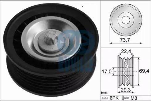 Mercedes-Benz 2762020119 - Umlenk / Führungsrolle, Keilrippenriemen alexcarstop-ersatzteile.com