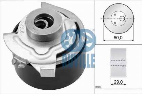 Ruville 57048 - Spannrolle, Zahnriemen alexcarstop-ersatzteile.com