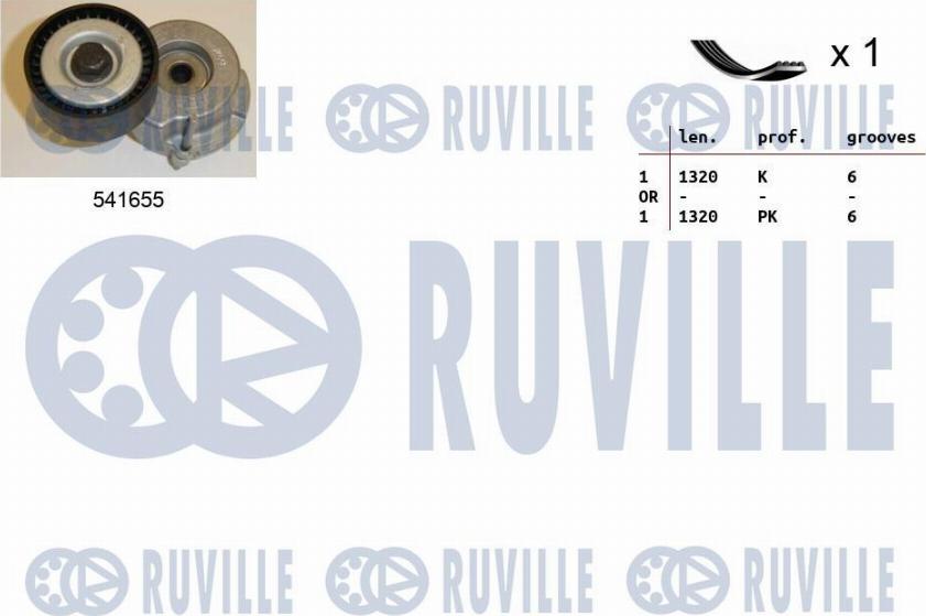 Ruville 570079 - Keilrippenriemensatz alexcarstop-ersatzteile.com