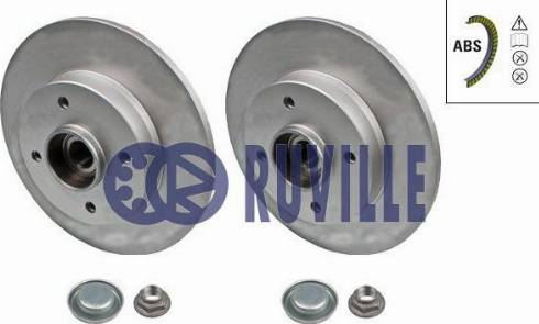 Ruville 6643BD - Bremsscheibe alexcarstop-ersatzteile.com