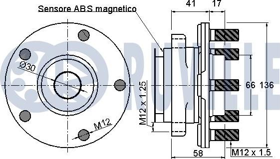 Ruville 221421 - Radlagersatz alexcarstop-ersatzteile.com