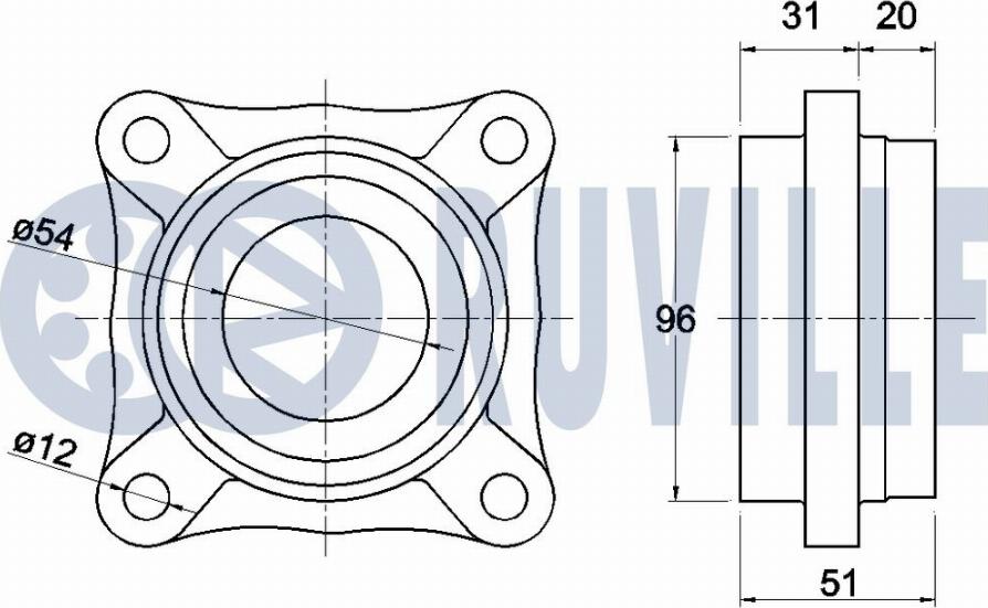 Ruville 221544 - Radlagersatz alexcarstop-ersatzteile.com