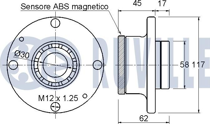 Ruville 221615 - Radlagersatz alexcarstop-ersatzteile.com