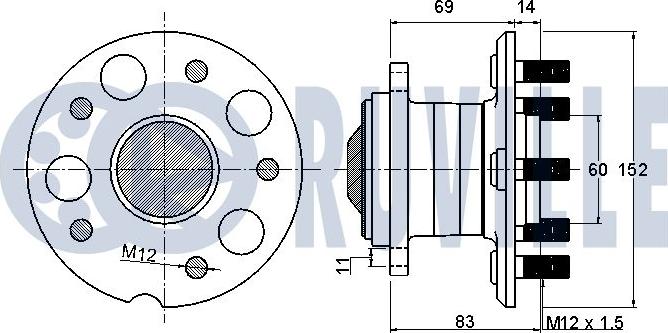 Ruville 221377 - Radlagersatz alexcarstop-ersatzteile.com