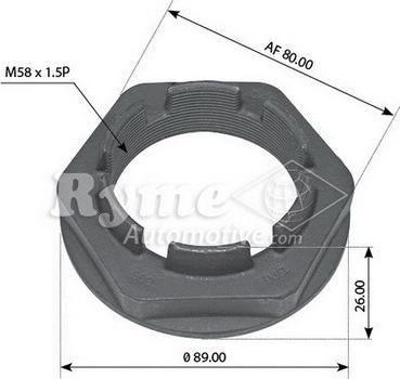 RYME 332059 - Mutter, Achsstummel alexcarstop-ersatzteile.com