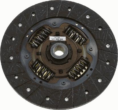 SACHS 1878 600 903 - Kupplungsscheibe alexcarstop-ersatzteile.com