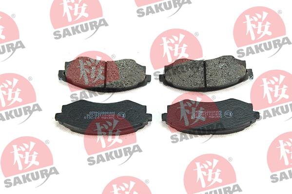 SAKURA 600-05-4620 - Bremsbelagsatz, Scheibenbremse alexcarstop-ersatzteile.com