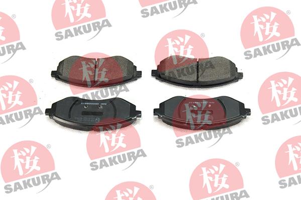 SAKURA 600-00-8410 - Bremsbelagsatz, Scheibenbremse alexcarstop-ersatzteile.com