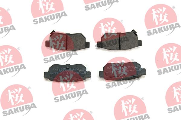 SAKURA 601-40-6620 - Bremsbelagsatz, Scheibenbremse alexcarstop-ersatzteile.com