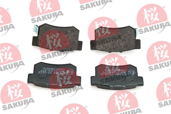 SAKURA 601-40-6670 - Bremsbelagsatz, Scheibenbremse alexcarstop-ersatzteile.com