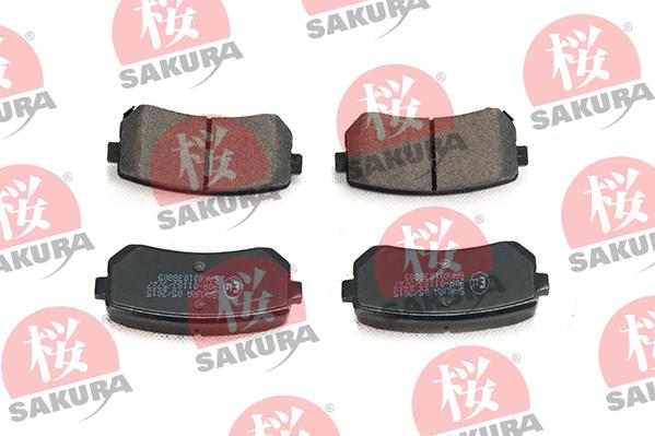 SAKURA 601-03-8805 - Bremsbelagsatz, Scheibenbremse alexcarstop-ersatzteile.com