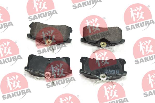 SAKURA 601-20-3755 - Bremsbelagsatz, Scheibenbremse alexcarstop-ersatzteile.com