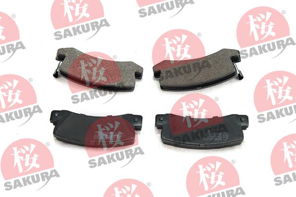 SAKURA 601-20-3730 - Bremsbelagsatz, Scheibenbremse alexcarstop-ersatzteile.com