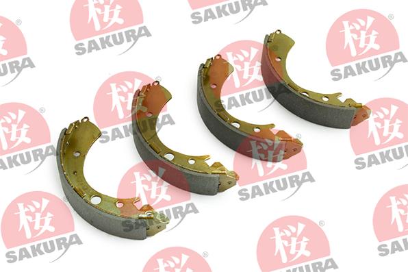 SAKURA 602-00-6662 - Bremsbackensatz alexcarstop-ersatzteile.com