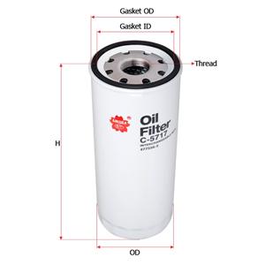 SAKURA C-5717 - Ölfilter alexcarstop-ersatzteile.com