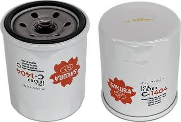 SAKURA Automotive C-1404 - Ölfilter alexcarstop-ersatzteile.com