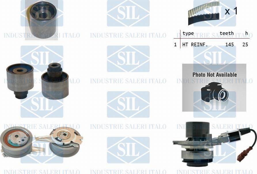 Saleri SIL K1PA1566V - Wasserpumpe + Zahnriemensatz alexcarstop-ersatzteile.com