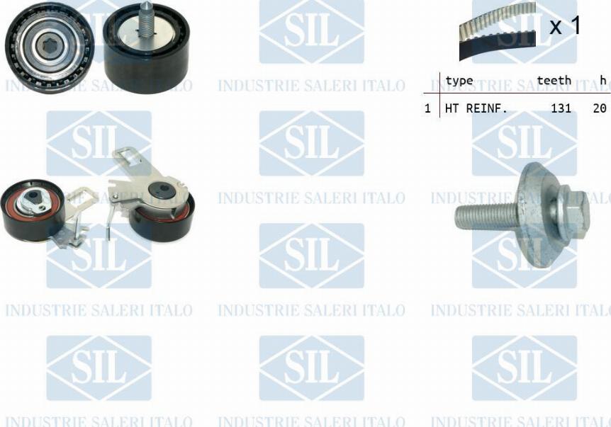 Saleri SIL TK1497 - Zahnriemensatz alexcarstop-ersatzteile.com