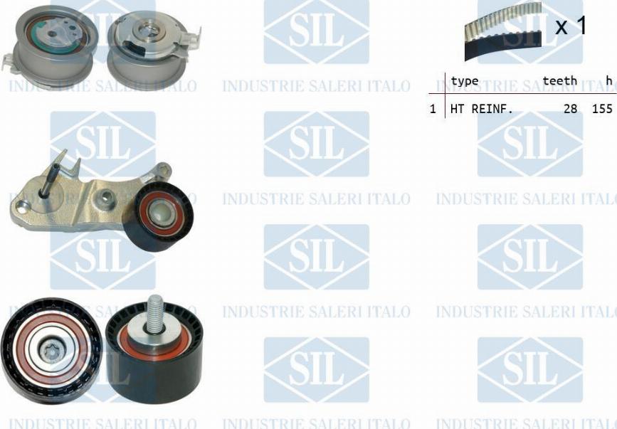 Saleri SIL TK1502 - Zahnriemensatz alexcarstop-ersatzteile.com