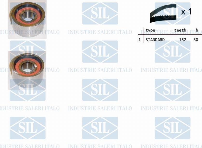 Saleri SIL TK1044 - Zahnriemensatz alexcarstop-ersatzteile.com