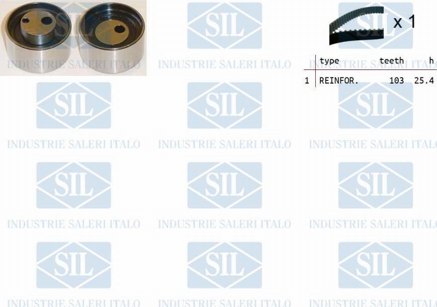 Saleri SIL TK1085 - Zahnriemensatz alexcarstop-ersatzteile.com