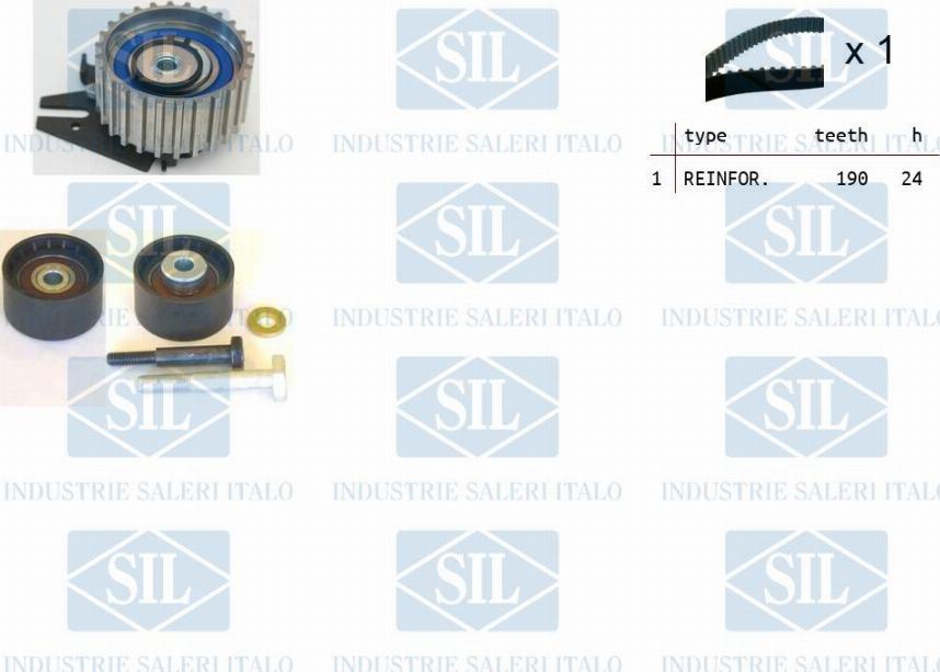 Saleri SIL TK1133 - Zahnriemensatz alexcarstop-ersatzteile.com