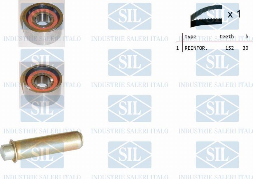 Saleri SIL TK1392 - Zahnriemensatz alexcarstop-ersatzteile.com