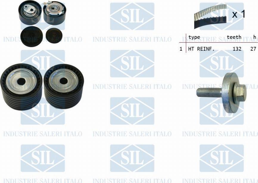 Saleri SIL TK1357 - Zahnriemensatz alexcarstop-ersatzteile.com