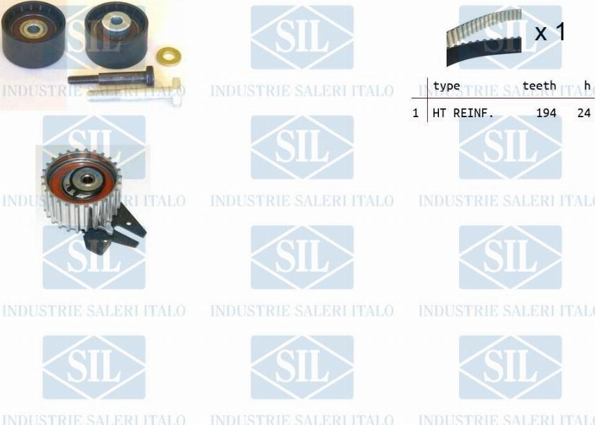 Saleri SIL TK1303 - Zahnriemensatz alexcarstop-ersatzteile.com