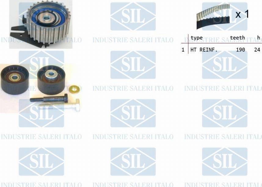 Saleri SIL TK1302 - Zahnriemensatz alexcarstop-ersatzteile.com