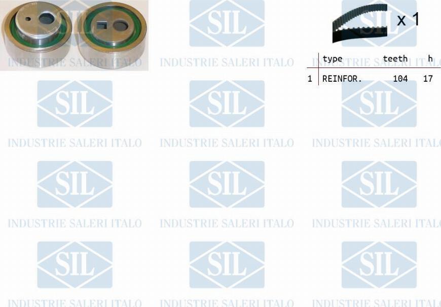 Saleri SIL TK1329 - Zahnriemensatz alexcarstop-ersatzteile.com