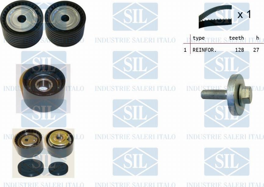 Saleri SIL TK1254 - Zahnriemensatz alexcarstop-ersatzteile.com