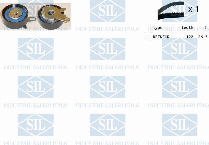 Saleri SIL TK1235 - Zahnriemensatz alexcarstop-ersatzteile.com