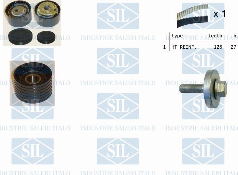 Saleri SIL TK1278 - Zahnriemensatz alexcarstop-ersatzteile.com