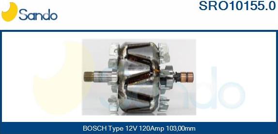 Sando SRO10155.0 - Läufer, Generator alexcarstop-ersatzteile.com