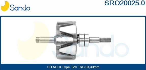 Sando SRO20025.0 - Läufer, Generator alexcarstop-ersatzteile.com