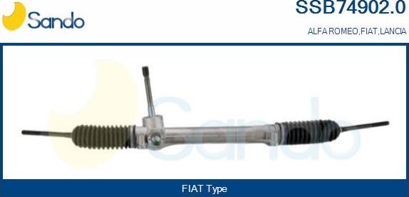 Sando SSB74902.0 - Lenkgetriebe alexcarstop-ersatzteile.com