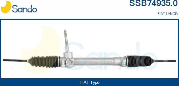 Sando SSB74935.0 - Lenkgetriebe alexcarstop-ersatzteile.com