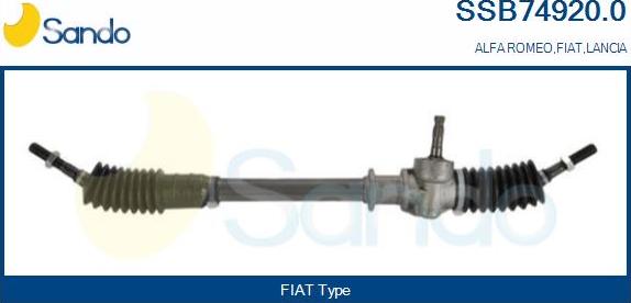 Sando SSB74920.0 - Lenkgetriebe alexcarstop-ersatzteile.com