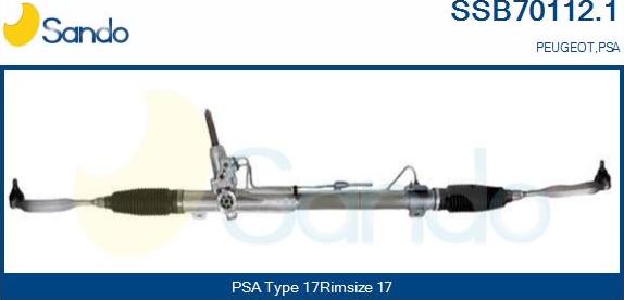 Sando SSB70112.1 - Lenkgetriebe alexcarstop-ersatzteile.com